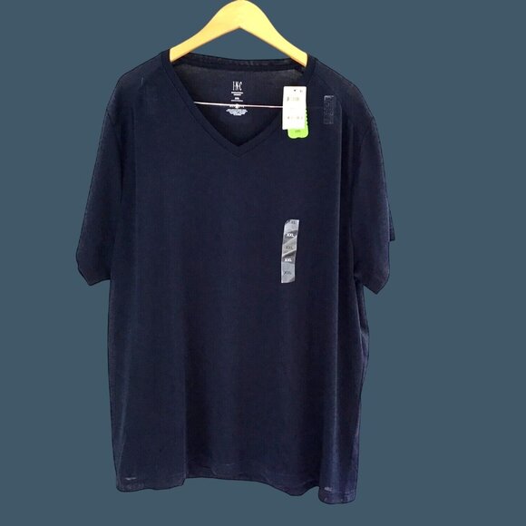 I.N.C. Other - I.N.C.- MEN'S SHORT SLEEVE SOLID BLUE V-NECK T-SHIRT SIZE XX LARGE- NWT
